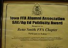 #339/151: 1998, FFA, , Iowa FFA Alumni Assoc S.A.E./Ag Ed Publicity Award - Participation Rating