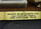 #358/193: 2002, FFA, County, Reserve Grand Champion Team, Cass County FFA Chapters, Cass County Fair - FFA Division, High School