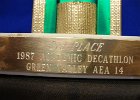 #289/42: 1987, Academic, , 3rd Place Academic Decathlon, Green Valley AEA 14