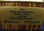 #692/1040: 2012, Academic, , Destination ImagiNation  Hold It! - Senior  2nd Place  Villisca Community Schools, High School