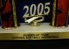 #734/1145: 2005, S = Softball, , Runner-Up Team  Corning Softball Invitational (girls), High School