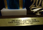 #782/1291: 2006, FFA, County, 2nd Place Judging Team Cass County Fair - FFA Division, High School