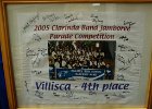 #399/271: 2005, M = Band, , Clarinda Band Jamboree Parade Competition 4th Place