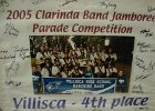 #399/272: 2005, M = Band, , Clarinda Band Jamboree Parade Competition 4th Place