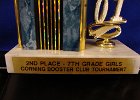 #441/358: 2001, Sports, , 2nd Place  7th Grade Girls  Corning Booster Club Tournament, Jr High