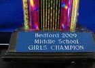 #448/372: 2009, S = Track, , Bedford  Middle School  Girls Champion, Jr High