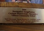#464/406: 2004, Academic, , Destination ImagiNation  Cartoon Dimensions - Secondary Villisca Community School  2nd, Jr High