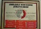 #489D/471: 2006-2009, Sports; Academic, State, IGHSAU Certificate Excellence in Academic Achievement Award: 2006 Track & Field, Golf, Cross Country, Volleyball, Softball; 2007 Basketball, Golf, Track & Field; 2008 Basketball Cheerleading, Volleyball, Cross Country; 2009 Golf, Basketball, Track & Field, High School