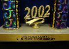 #643/959: 2002, M = Vocal, , 3rd Place  Class A  VHS Show Choir Contest, High School